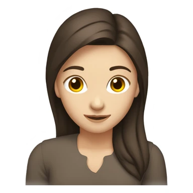 caucasian brunette coupling hugging sticker