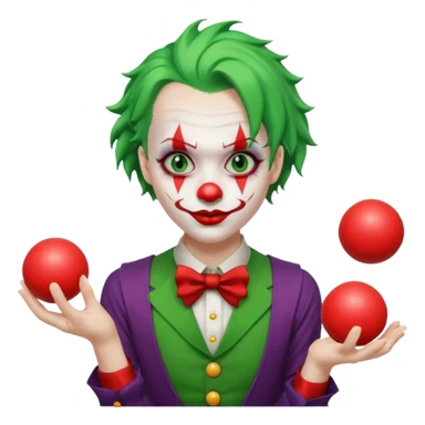 joker  Juggling Balls sticker