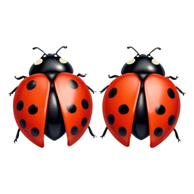 ladybug earrings sticker