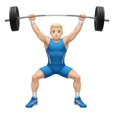 white sportsman in the playground, dressed  in sport suit on sports horizontal bars sticker