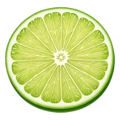 lime slice sticker