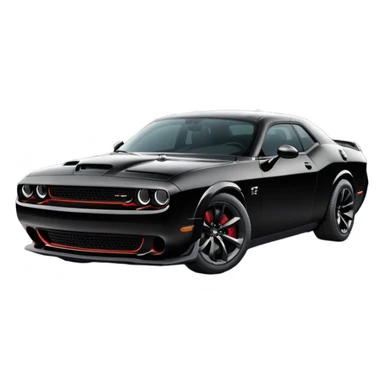 Dodge Challenger hellcat sticker
