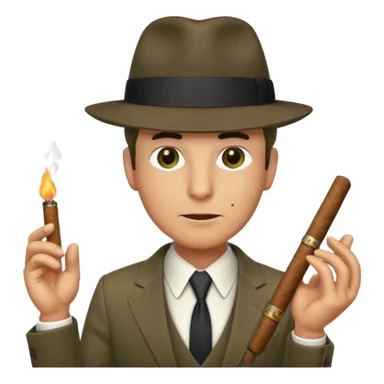 Mafia man sticker