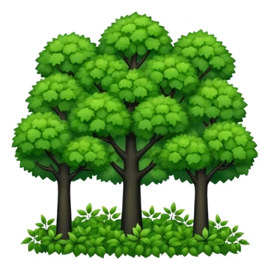 In our hometown, there’s plenty of trees sticker