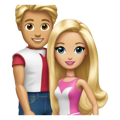 barbie and ken sticker