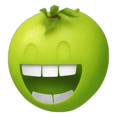 Un citron qui tire la langue sticker