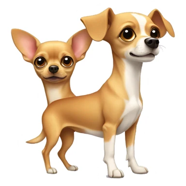chihuahua accompanied by dashchund sticker