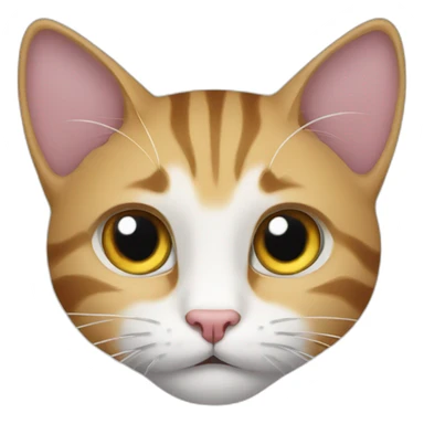 cat lauthing sticker