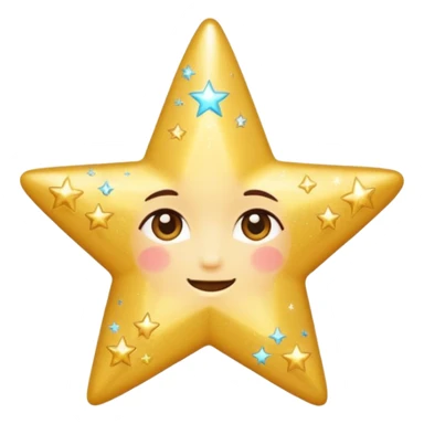 Can u make customize iMessage emoji of glittering and star pls.. something dreamy  sticker
