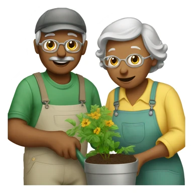 grandparents are gardeners sticker