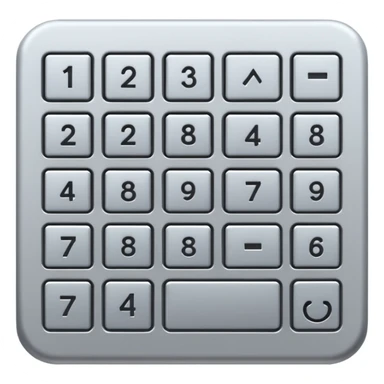 Keypad entry sticker