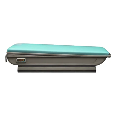 Vintage closed tanning bed sticker