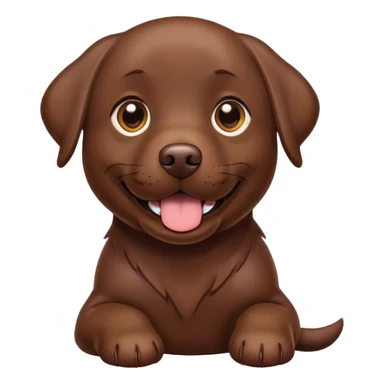 Chocolate Labrador  sticker