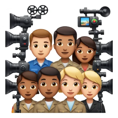 media production create a content sticker