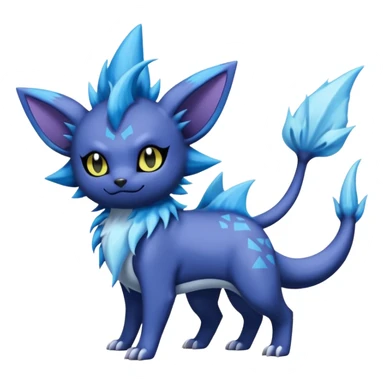 Luxray-Absol-Noibat-Vaporeon-Dewott-fusion sticker