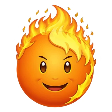 fire ball sticker
