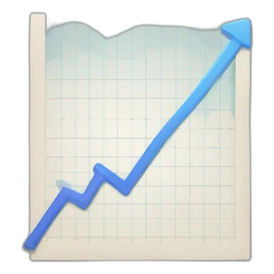 graph increasing sticker