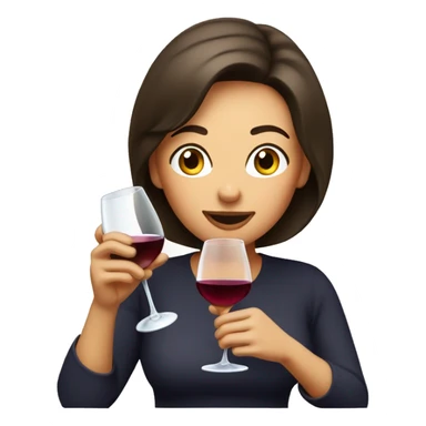Mom Drinking wine directly out of decanter sticker