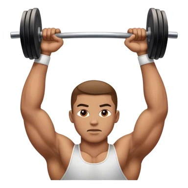 athlete overhead press sticker