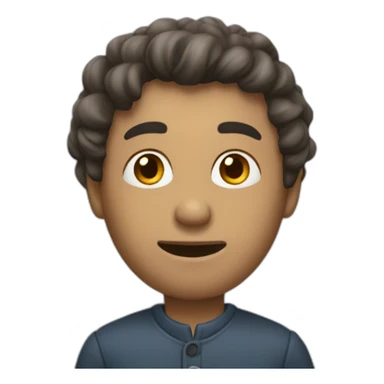 Un homme cagoulé sticker