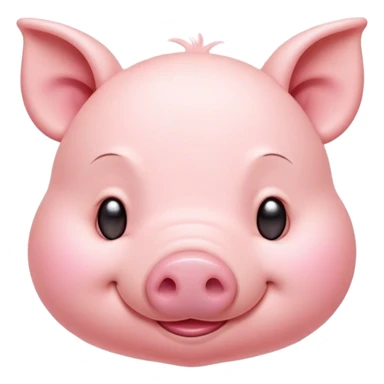 Meme-Worthy Cute Sleeping Piglet Portrait Emoji, Head resting peacefully with a contented smile, showcasing a delightfully tiny build and a luxuriously soft rosy-pink hide, eyes shut in a serene, restful nap, Simplified yet hilariously adorable features, highly detailed, glowing with a soft, drowsy light, high shine, relaxed and utterly lovable, stylized with an air of playful laziness, bright and heartwarming, soft glowing outline, capturing the essence of a comically sleepy piglet, so meme-worthy it feels like it could instantly become the next viral sensation of adorable slumber! sticker