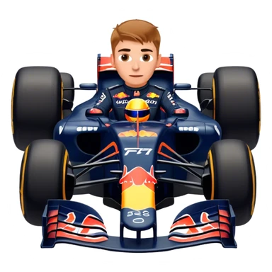 Max verstappen f1 car sticker