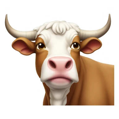 Full body Brahma bull  sticker