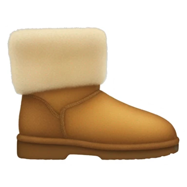 fuzzy boots like uggs sticker