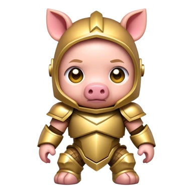Minecraft baby Piglin sticker