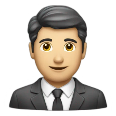 bussines man matrix sticker