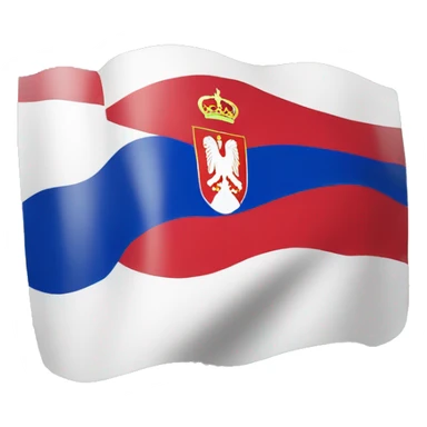 Serbia flag sticker