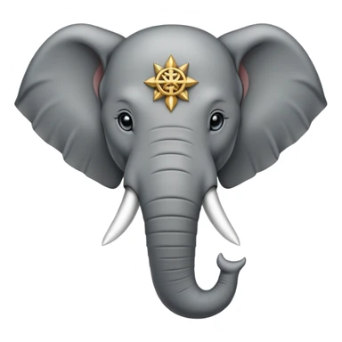 Game of thrones style elephant Sigil  sticker