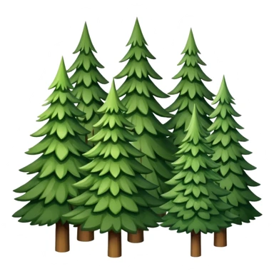 Christmas tree market sticker