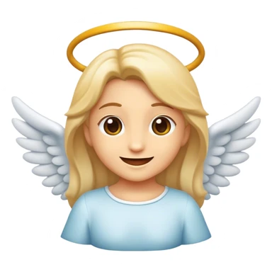 emoji de um anjo com um sorriso maldoso sticker