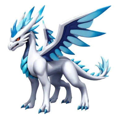 Kyurem-reshiram-dialga-suicune-hybrid, full body sticker