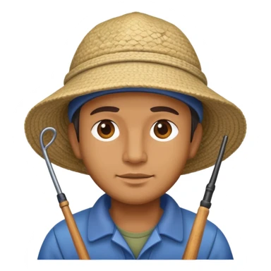 Driver fisherman sticker