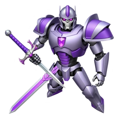 Megatron with sword sticker