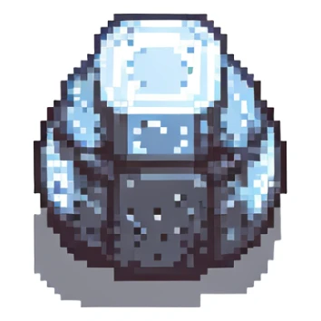 pixel art anvil, bold contrast, fiery background sticker