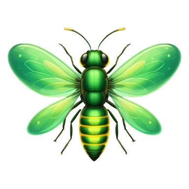 une luciole bien shinny  sticker