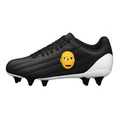 Black football boots  sticker