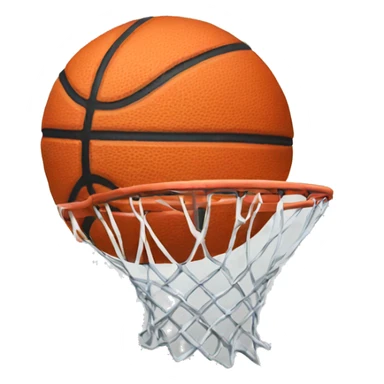 Shooting basketball  sticker