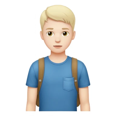 A young guy stands there with no money, his pockets are empty sticker