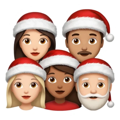 Family Christmas  3 woman’s 2 mana sticker