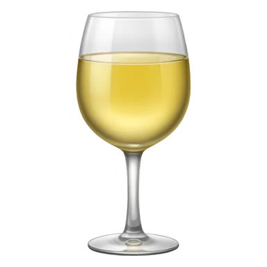 white wine glass sticker