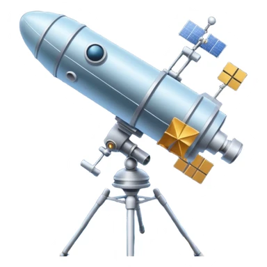 satellite qui observe plein d'étoiles sticker