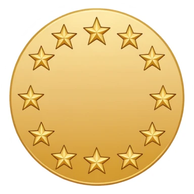 Can u make a emoji with 15 stars in a circle no face no nothin just lines and nothing in the middle and the stars have nothing it in too sticker