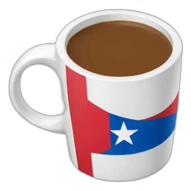 Puerto Rico coffe cup sticker