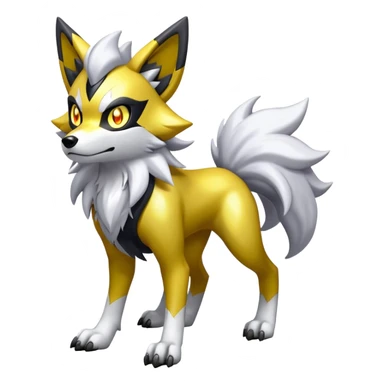 Shiny Lycanroc Midnight Form (full body) sticker