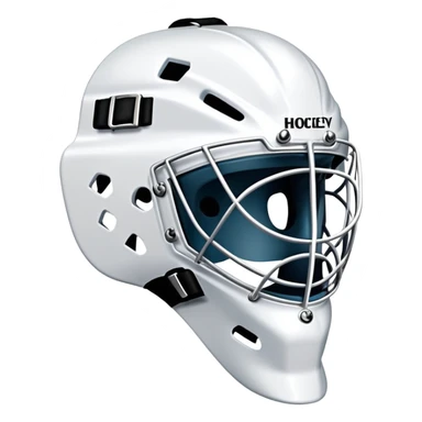 Hockey goalie mask sticker