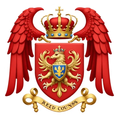 brasão condessa vermelha sticker